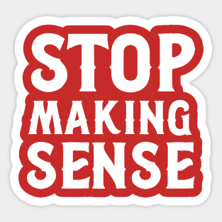 stop making sense Sticker